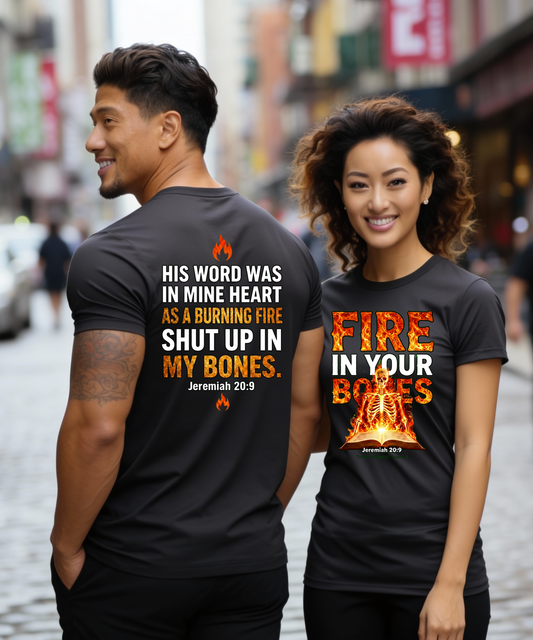 The Word is Like Fire Shut Up In Your Bones Bella + Canvas Unisex Jersey Short-Sleeve T-Shirt