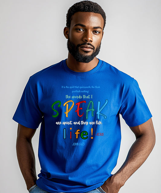 Speak Life 3001C Bella + Canvas Unisex Jersey Short-Sleeve T-Shirt