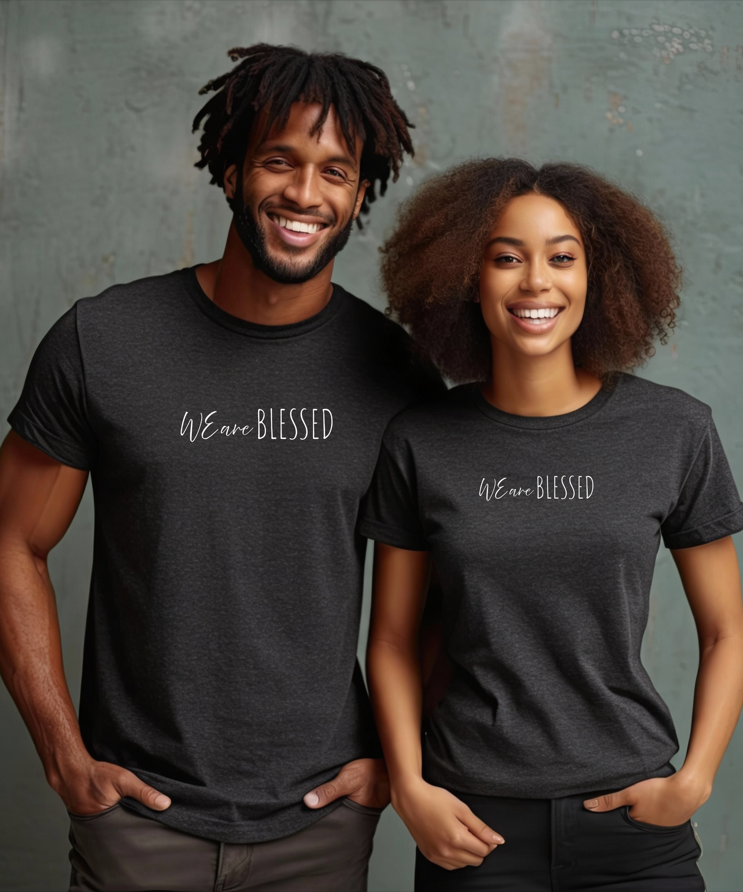 "We are Blessed" 3001C Bella + Canvas Unisex Jersey Short-Sleeve T-Shirt