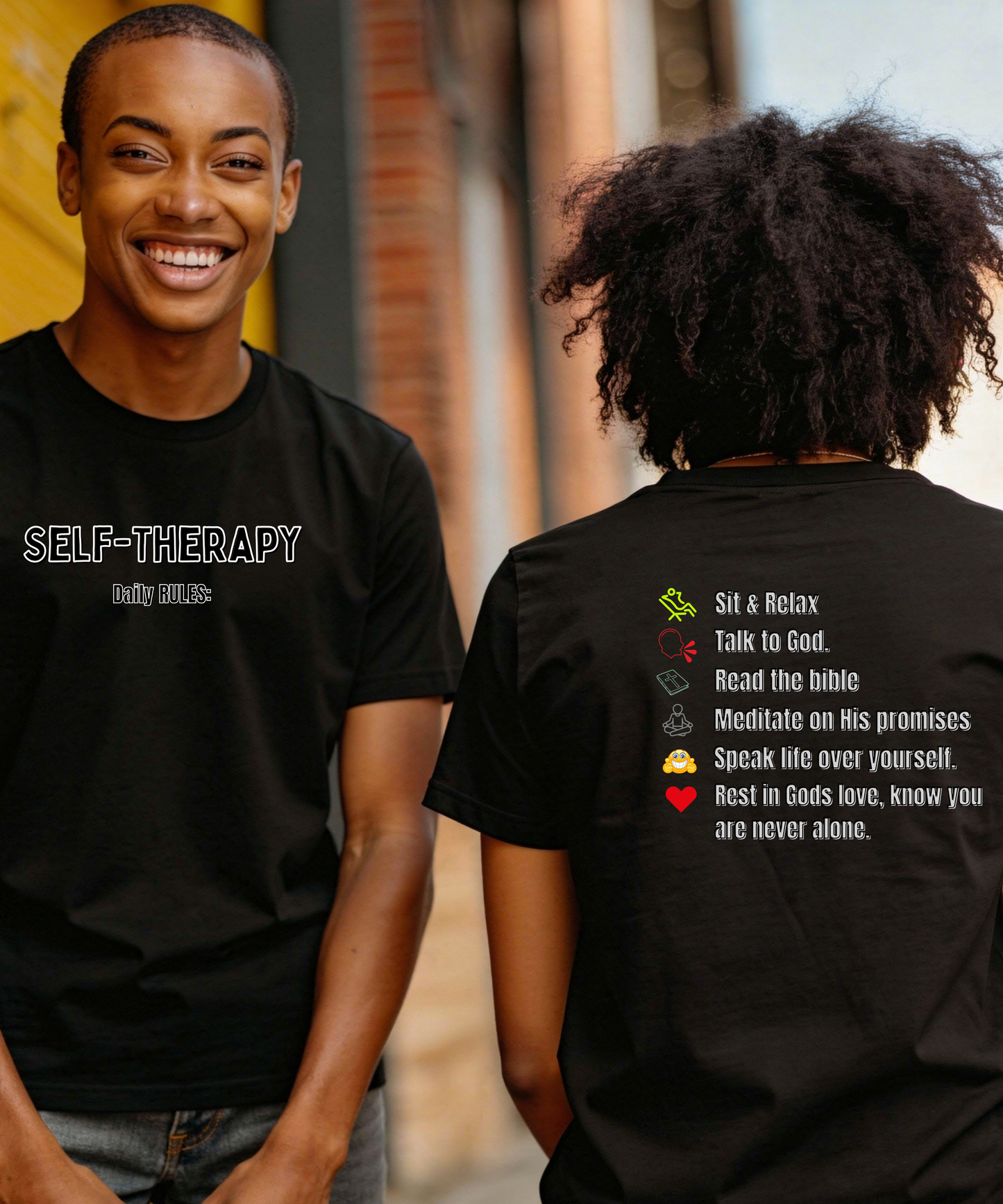 Self-Therapy 3001C Bella + Canvas Unisex Jersey Short-Sleeve T-Shirt