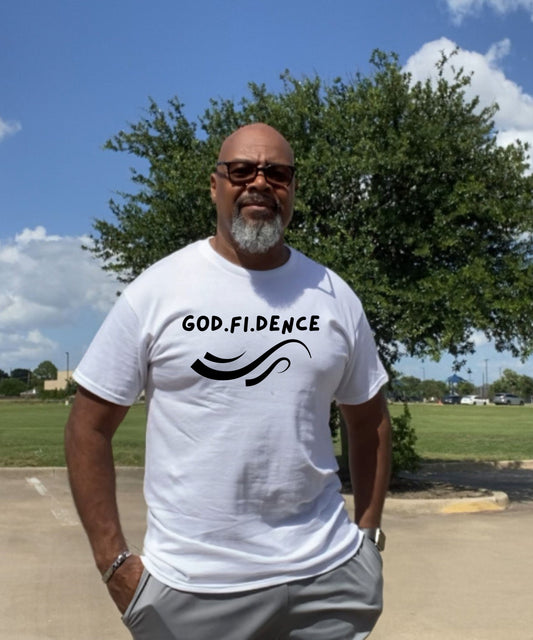 God.Fi.Dence White Unisex Jersey Short-Sleeve T-Shirt
