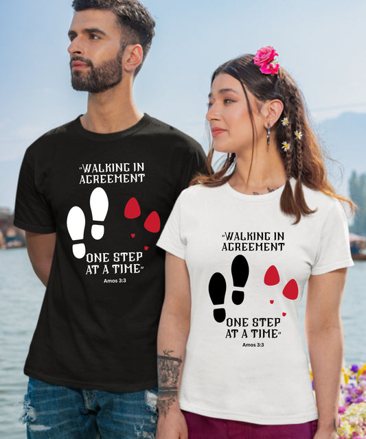 Walking in Agreement Premium Short Sleeve T-Shirt