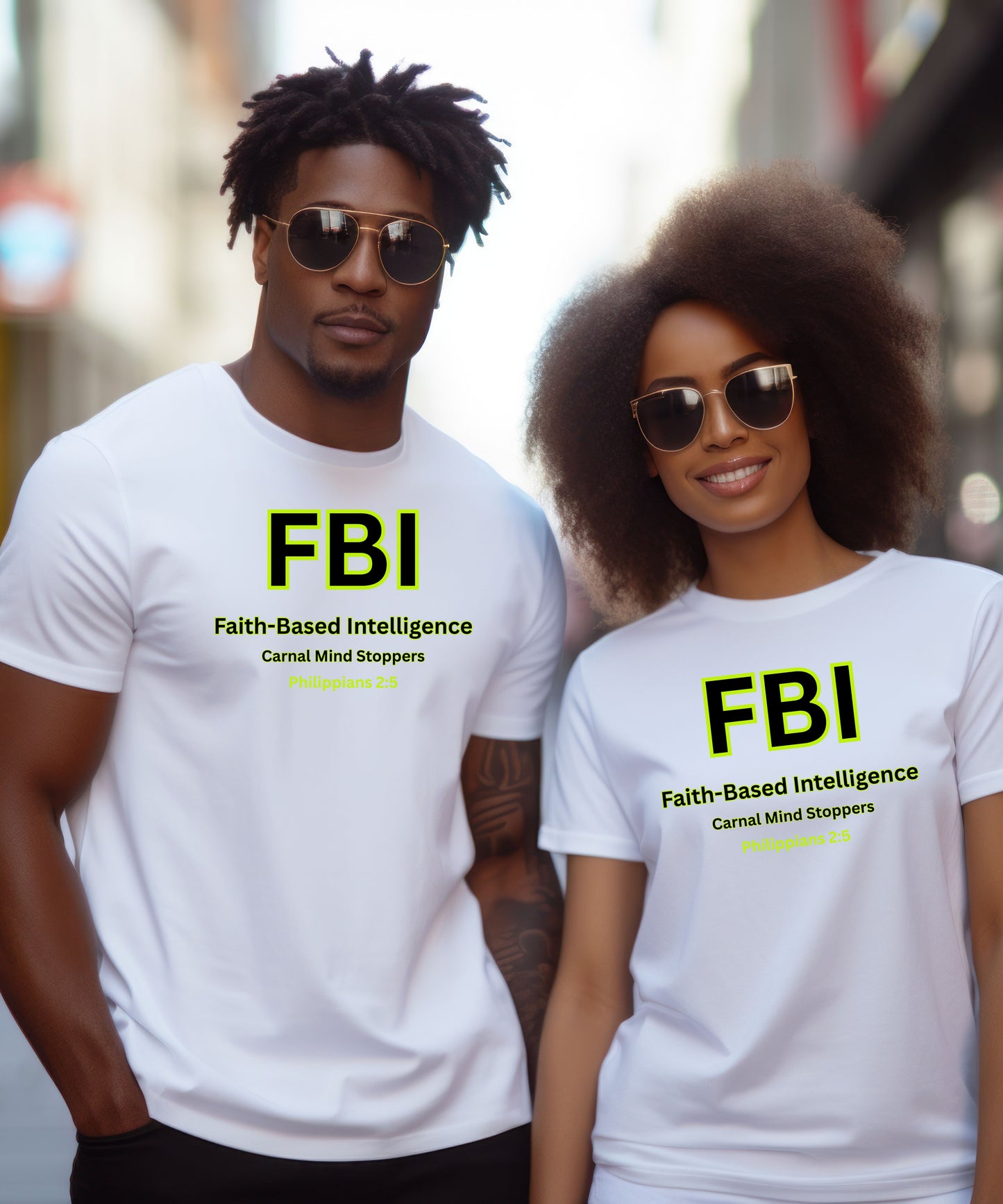 FBI (Faith-Based Intelligence) 3001C Bella + Canvas Unisex Jersey Short-Sleeve T-Shirt