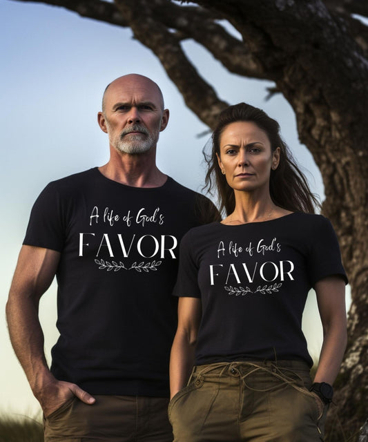 Men/Women Unisex "A Life of God's Favor" Premium Short Sleeve T-Shirt