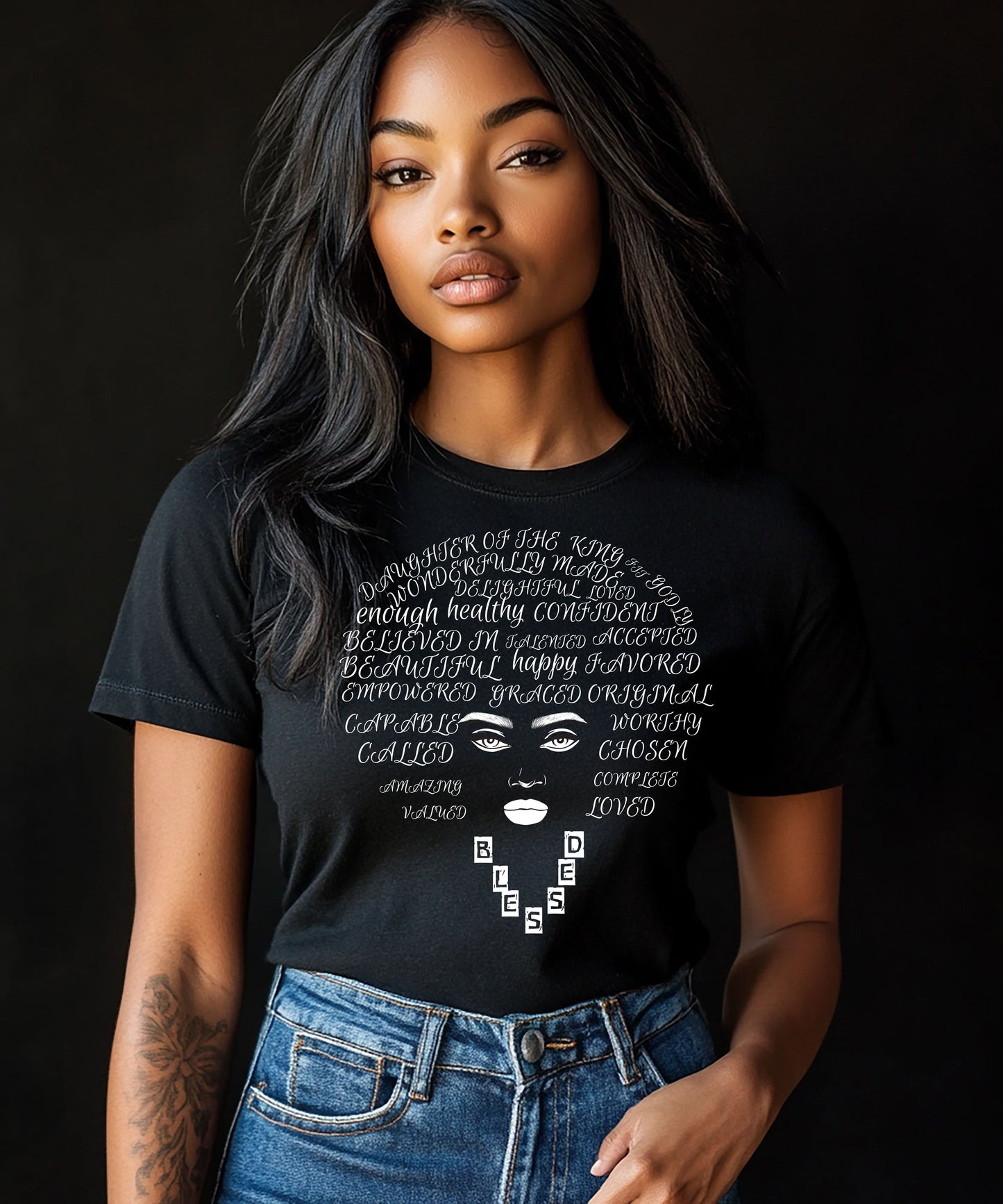 I am...  Blessed Women Jersey Short-Sleeve T-Shirt