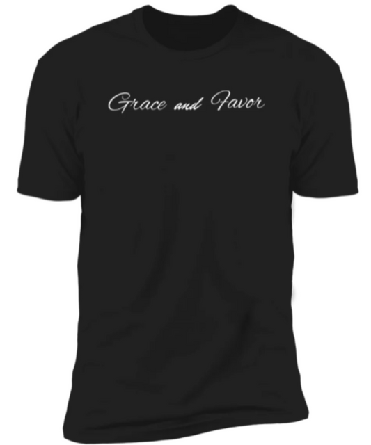 Men/Women Unisex "Grace & Favor Short Sleeve Faith-Based T-Shirt