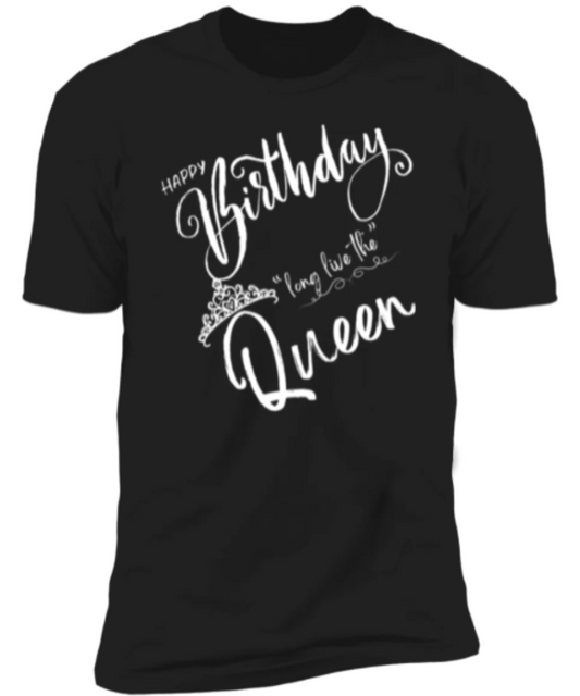 Women's Happy Birthday Queen Premium Short Sleeve T-Shirt