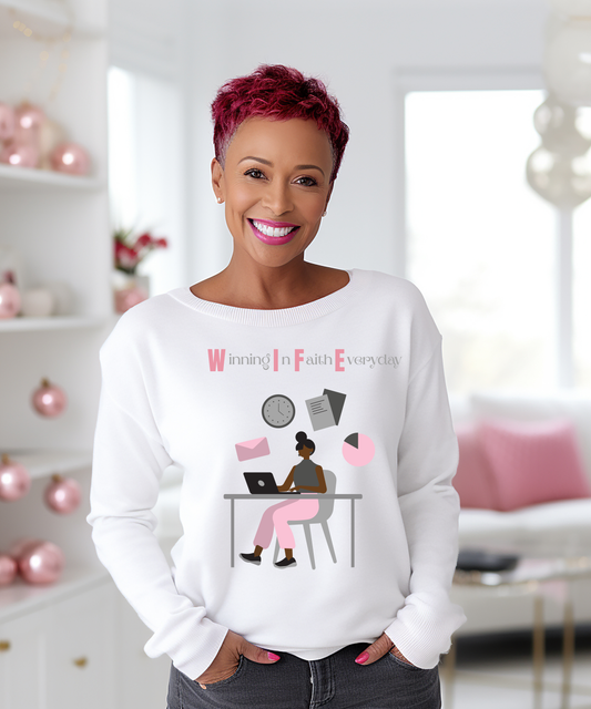 "WIFE" Winning In Faith Everyday Unisex Long Sleeve Tee
