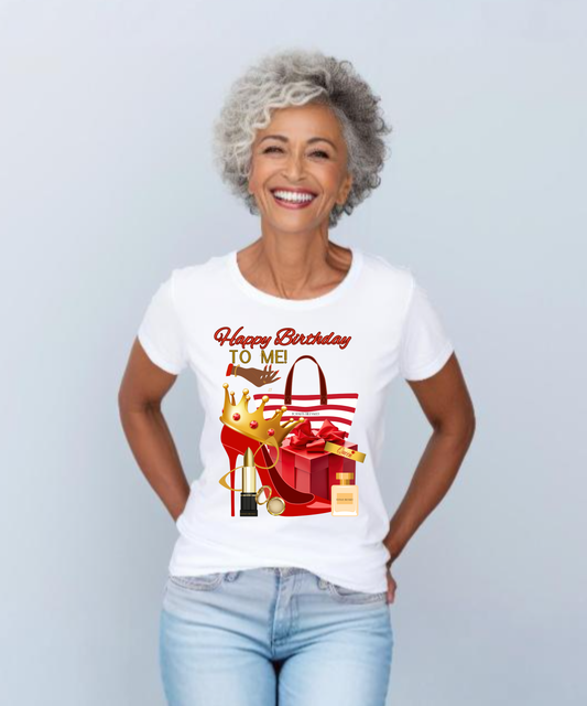 Happy  Birthday To Me Bella + Canvas Women Jersey Short-Sleeve T-Shirt