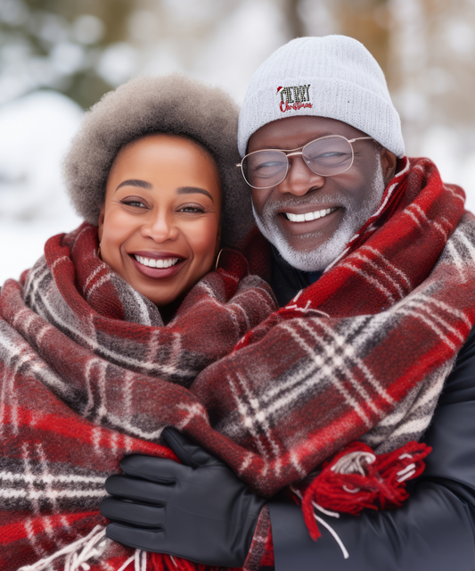 Merry Christmas Cuffed Beanie