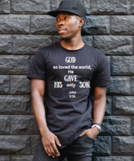 God Gave His Son Short Sleeve Bible - Tees