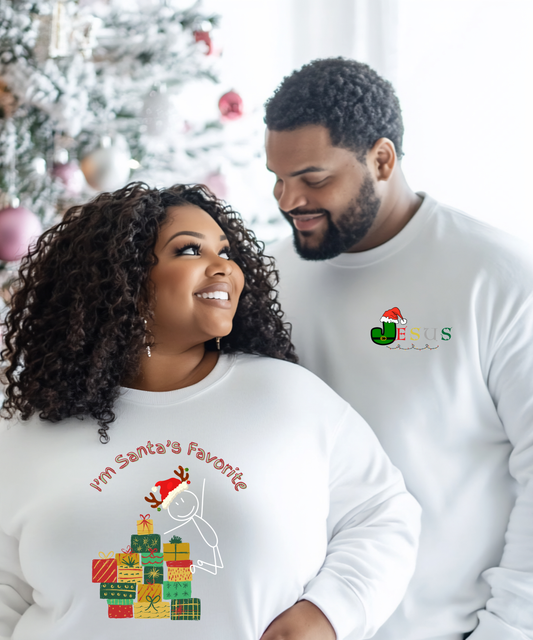 I'm Santa's Favorite Unisex Premium Sweatshirt