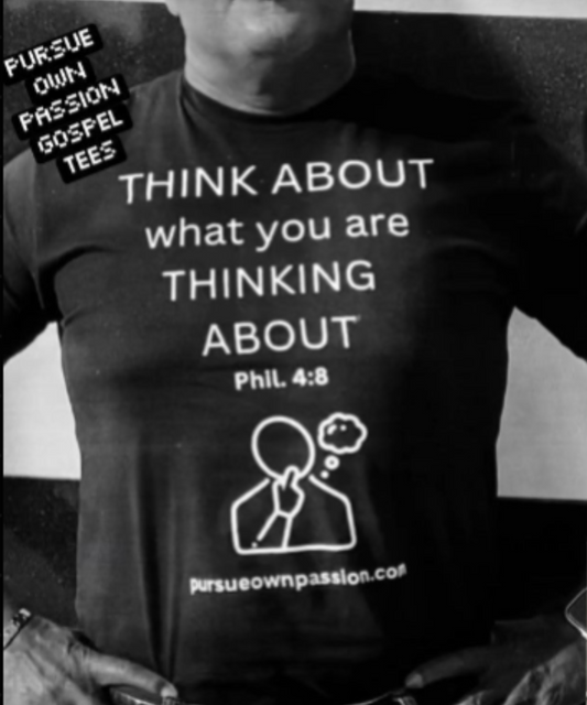 Think about it Premium Short Sleeve Bible - Tees Faith Apparel