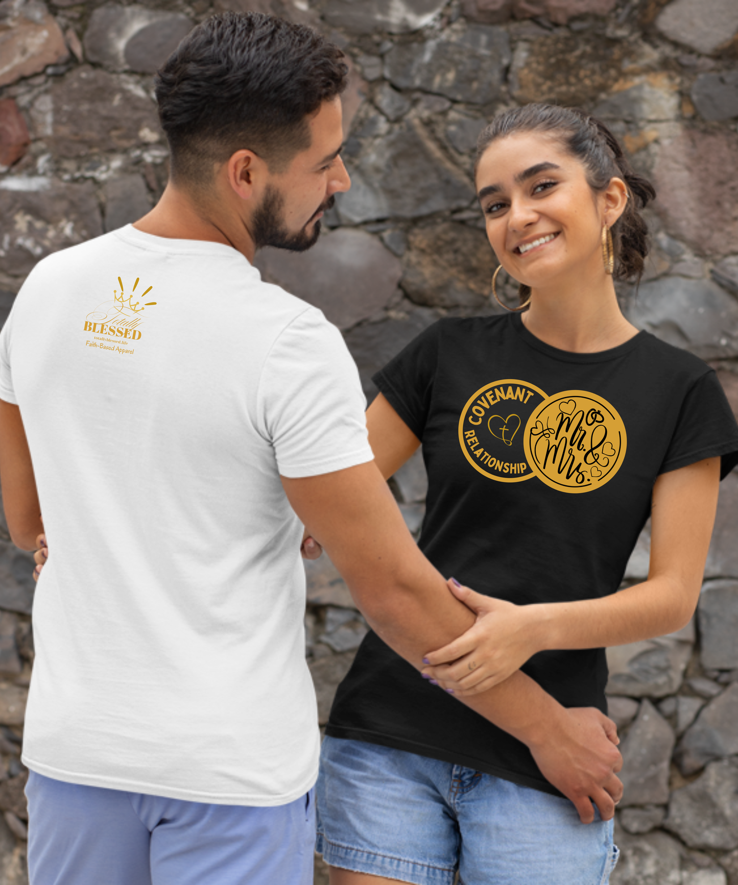 MR. & MRS. COVENANT Relationship 3001C Bella + Canvas Unisex Jersey Short-Sleeve T-Shirt