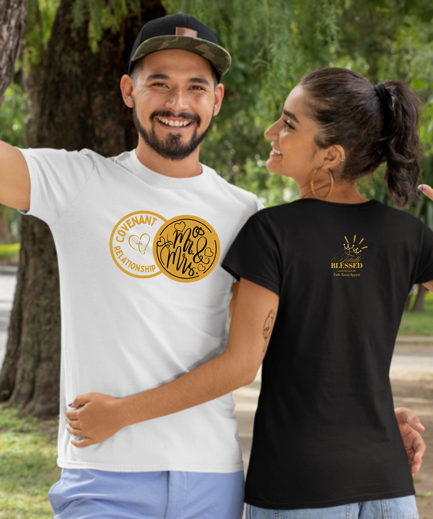 MR. & MRS. COVENANT Relationship 3001C Bella + Canvas Unisex Jersey Short-Sleeve T-Shirt