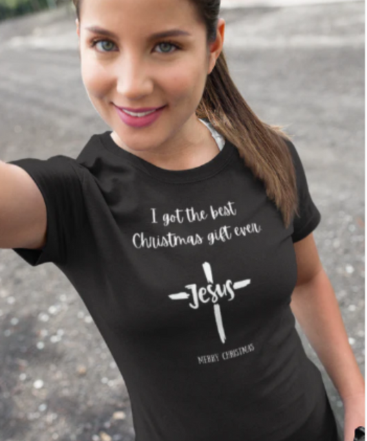 Men/Women Unisex "I got the best Christmas gift ever" Premium Short Sleeve T-Shirt