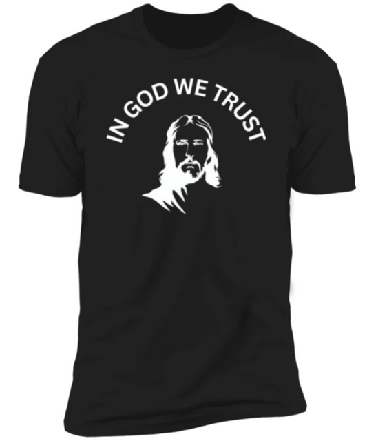Men/Women Unisex "In God We Trust" Black Short Sleeve Faith-Based T-Shirt