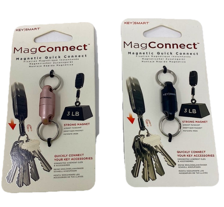 KEY SMART Magnetic Quick Connect Rose Gold or Black KEY CHAIN