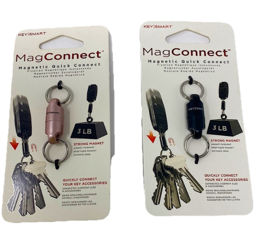 KEY SMART Magnetic Quick Connect Rose Gold or Black KEY CHAIN