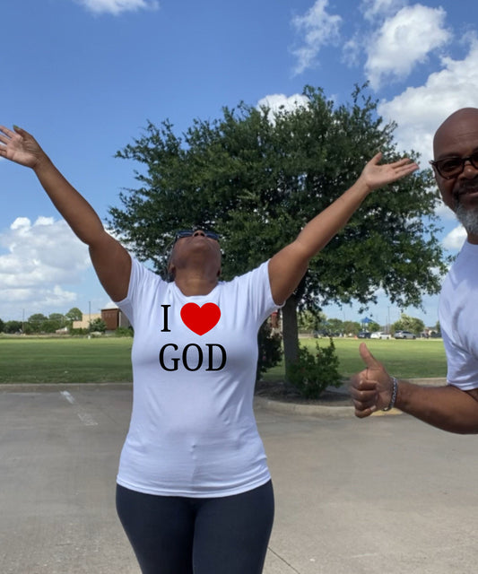 I Love God Unisex Jersey Short-Sleeve T-Shirt
