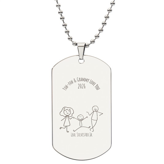 Paw Paw & Grammy Dog Tag