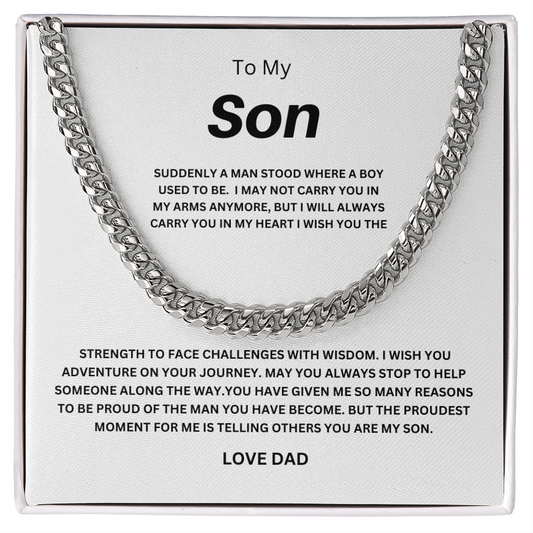 My Son the Man Cuban Link Chain