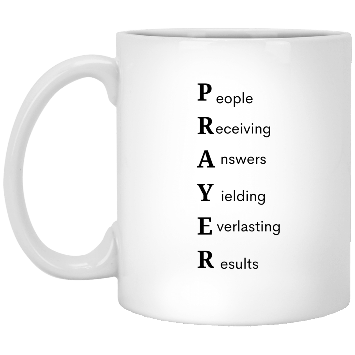 PRAYER 11 oz. White Mug