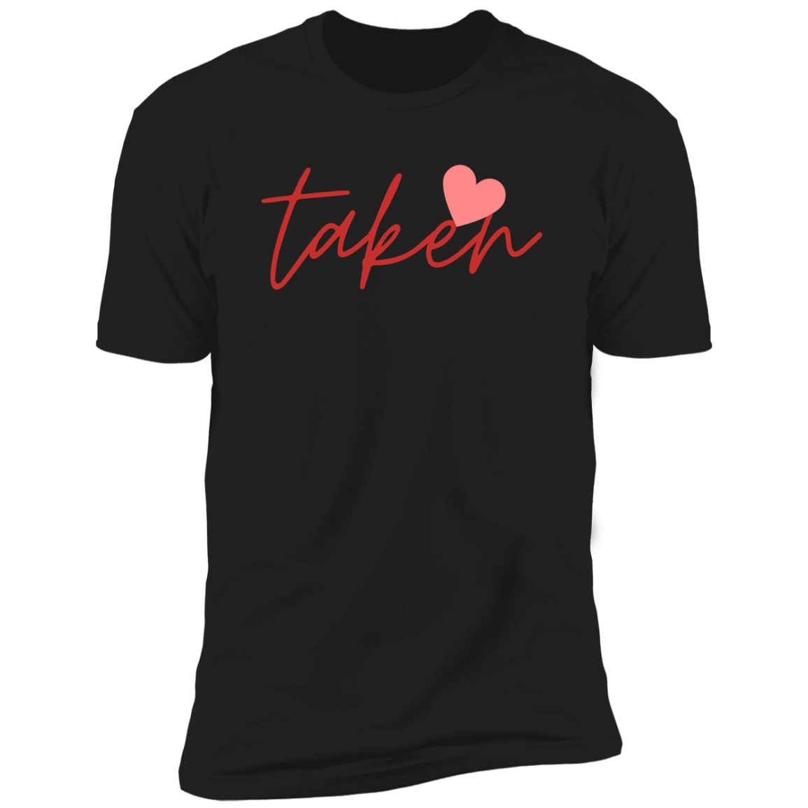 Women Taken /Black White & Heather Grey Premium Short Sleeve T-Shirt - Family