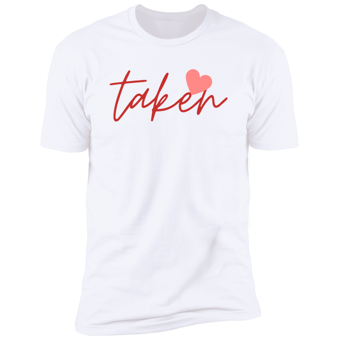 Women Taken /Black White & Heather Grey Premium Short Sleeve T-Shirt - Family