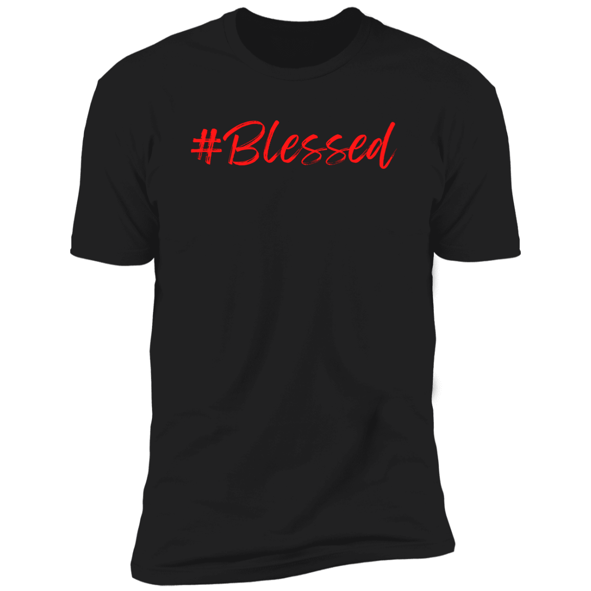 Women's #Blessed Short Sleeve T-Shirt Front & Back