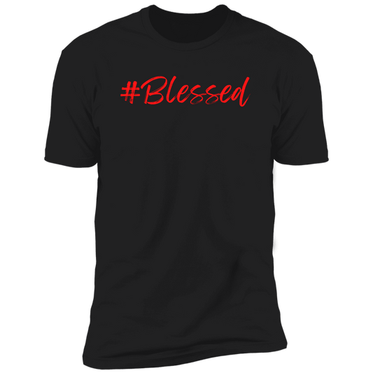 Women's #Blessed Short Sleeve T-Shirt Front & Back