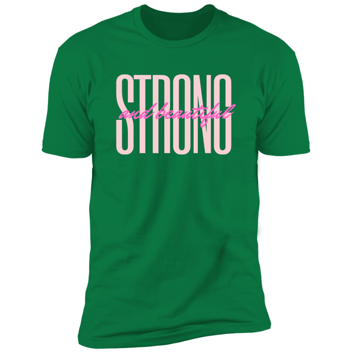 Women's "STRONG and Beautiful" Motivational Short Sleeve Tee