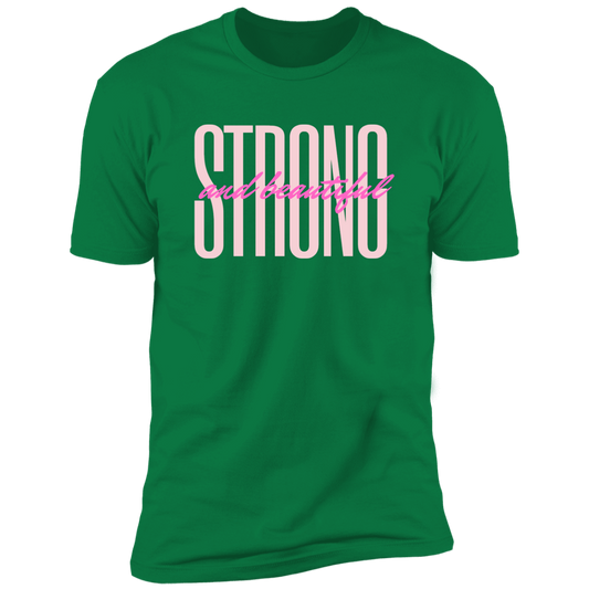 Women's "STRONG and Beautiful" Motivational Short Sleeve Tee